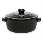 Cocotte Ronde Flame 4 L Noire Emile Henry